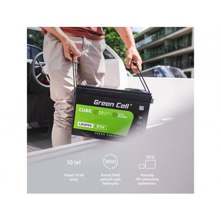 Green Cell LFPGC12V100AH batería para sistema ups Fosfato de hierro-litio (LiFePo4) 12,8 V 100 Ah