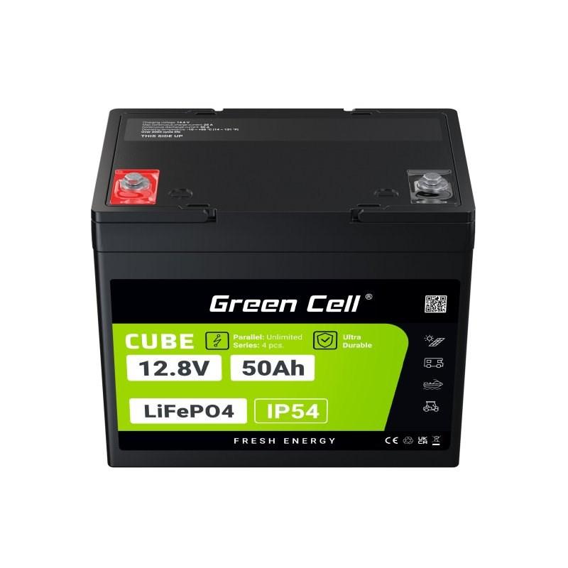 Green Cell LFPGC12V50AH batería para sistema ups Fosfato de hierro-litio (LiFePo4) 12 V 50 Ah