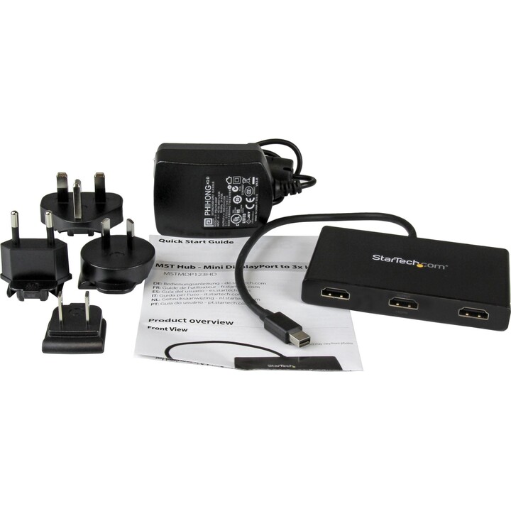 StarTech.com MSTMDP123HD adattatore multi-monitor Mini DisplayPort a HDMI nero