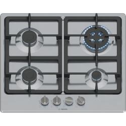 Placa de Gas Bosch Serie 4 PGH6B5K90 Integrado 58 cm 4 zonas Plata Negro