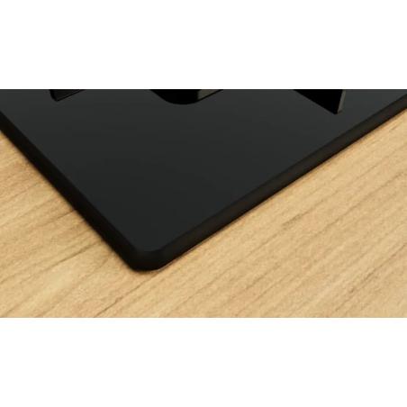 Placa de gas Bosch POH6B6K30 60cm 4 Zonas Negro