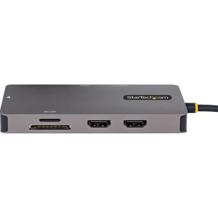STARTECH 120B-USBC-MULTIPORT USB-C multiport adapter with 2x HDMI 4K 60Hz gray