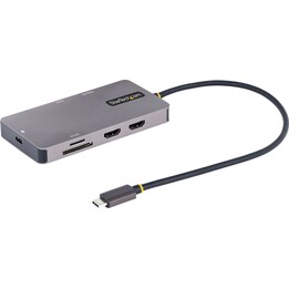 STARTECH 120B-USBC-MULTIPORT Adaptateur multiport USB-C vers 2x HDMI 4K 60Hz gris