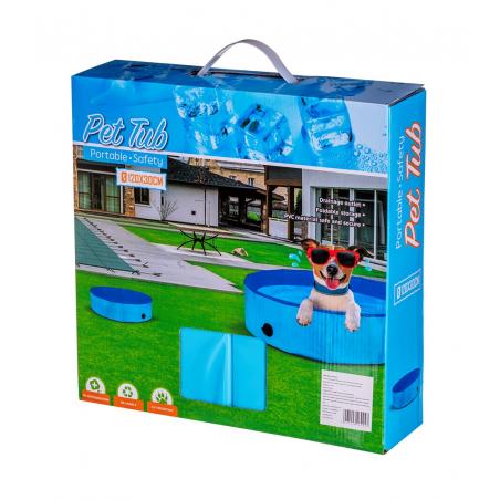 PETITTO Piscina plegable para perros - 120x30cm