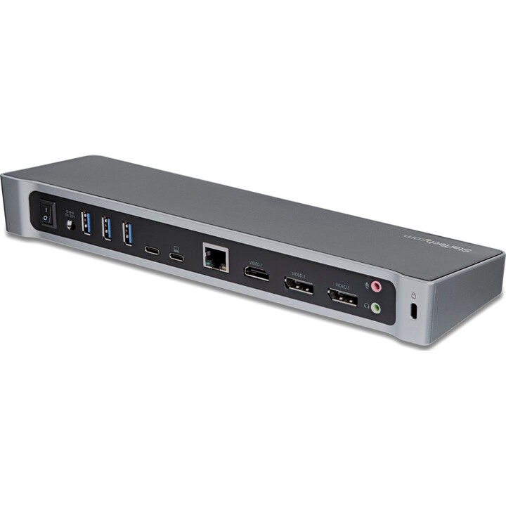 Stazione di docking del monitor Triple 4K Startech con Dual DisplayPort e HDMI