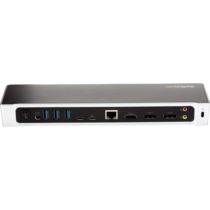 Stazione di docking del monitor Triple 4K Startech con Dual DisplayPort e HDMI
