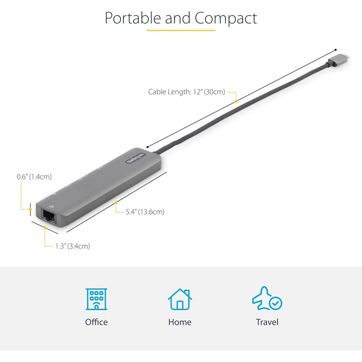 StarTech.com DKT30CHSDPD1 USB-C multiport adapter black
