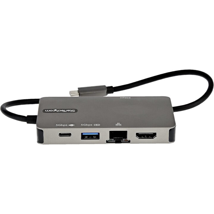 STARTECH DKT30CHVPD2 USB-C-Multiport-Adapter auf HDMI/VGA 4K 30 Hz Schwarz