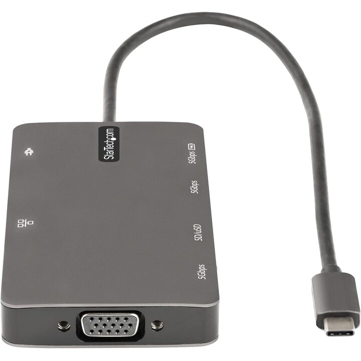 StarTech.com DKT30CHVSDPD USB-C dock HDMI or VGA 4K 30Hz grey