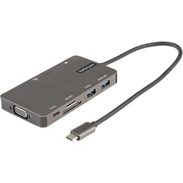 StarTech.com DKT30CHVSDPD dock USB-C HDMI o VGA 4K 30 Hz grigio