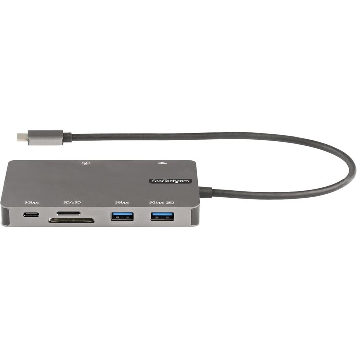 StarTech.com DKT30CHVSDPD dock USB-C HDMI ou VGA 4K 30 Hz cinza