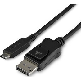 STARTECH.com CDP2DP141MB USB-C-zu-DisplayPort-1.4-Videoadapter 8K/5K/4K HBR3 schwarz