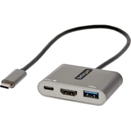 StarTech.com CDP2HDUACP2 adaptateur multiport USB-C vers HDMI 4K 30 Hz avec PD 100 W noir