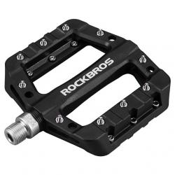 Rockbros 2017-12CBK Juego de pedales de nylon para bicicleta - Negro
