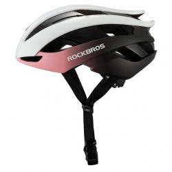 ROCKBROS Casco ciclismo ajustable M 55-58 cm Azul-Rosa
