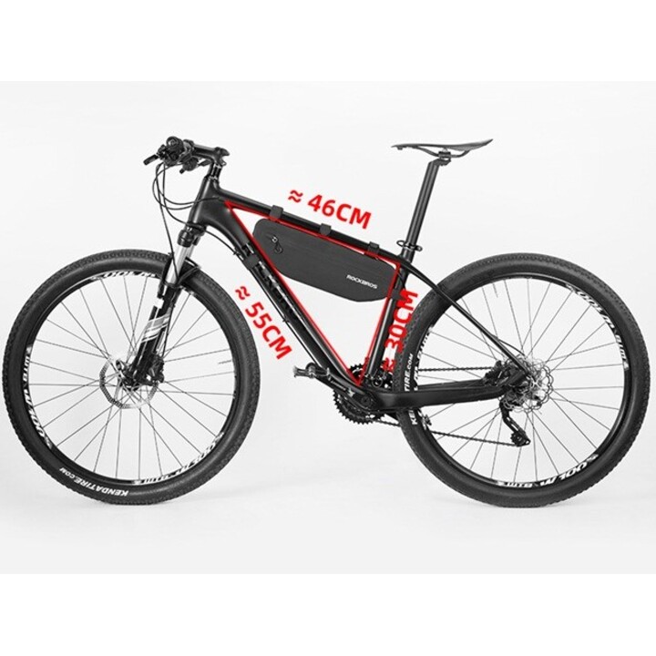 Rockbros AS-043 Bolsa para Quadro 3L Preta