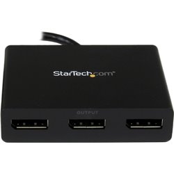 Divisor Splitter Startech DP de 3 Monitores Alimentado por USB - Windows Solamente