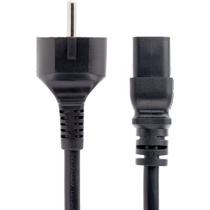 Startech 2m Computer Power Cable, 16AWG, UE Schuko para C19, 16A 250V