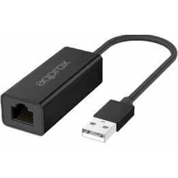 APPROX APPC56 USB 3.0 to 2.5G RJ-45 Ethernet Adapter Black