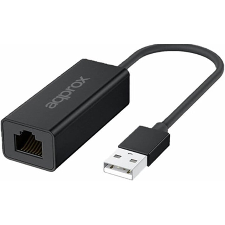 APPROX APPC56 Adaptador USB 3.0 para Ethernet 2.5G RJ-45 Preto