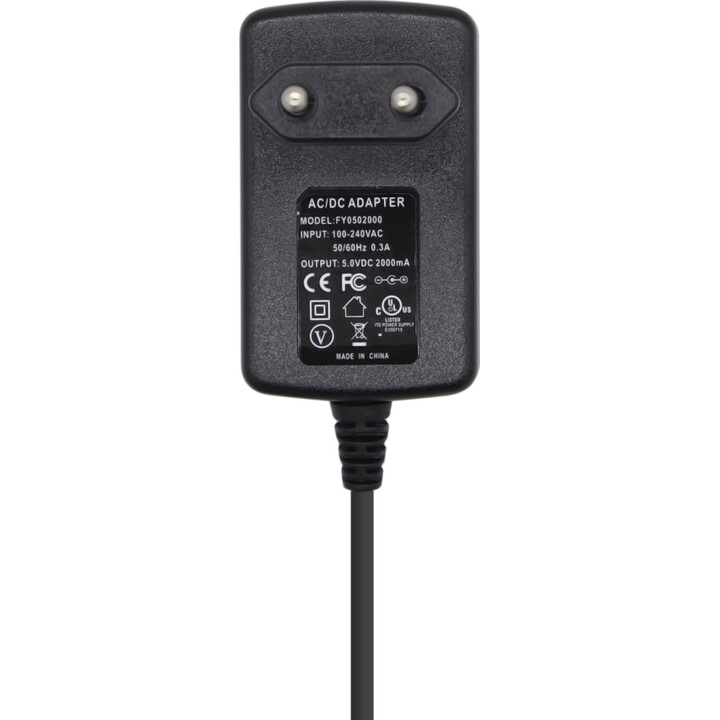 Câble d'extension USB 3.0 Aisens avec amplificateur et alimentation, tapez A / M-A / F, noir, 10m