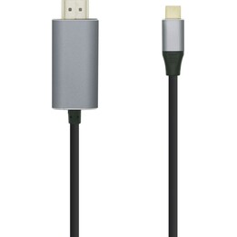 Aisen USB-C à HDMI 4K @ 60Hz Câble convertisseur, USB-C / M-HDMI / M, noir, 0,8 m