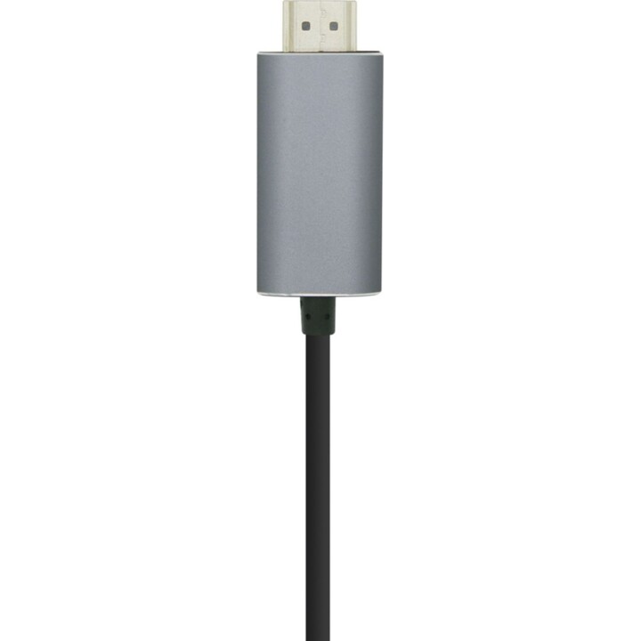 Aisen USB-C à HDMI 4K @ 60Hz Câble convertisseur, USB-C / M-HDMI / M, noir, 0,8 m