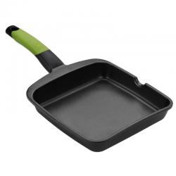 Bra Prior A121459 Grill / Ø 28 cm / Fonte d&#39;aluminium / Compatible induction