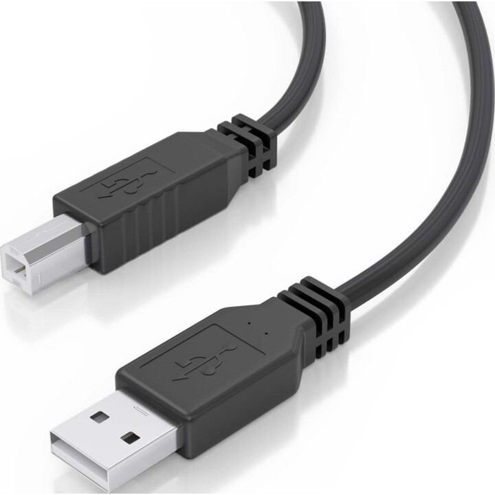 Aisens USB 2.0 Cable with Amplifier, Type A/M-B/M, Black, 15M