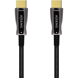 Aisens HDMI Type-A Standard Standard maschio a maschio v2.1 cavo ad alta velocità AOC 20m nero
