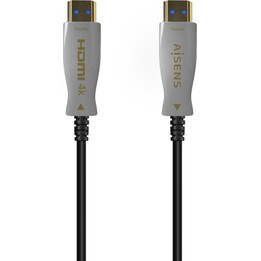 Aisens HDMI V2.0 AOC Premium High Speed ​​Cable/HEC 4K@60Hz 4: 4: 4 18 Gbps, A/M-A/M, nero, 100m