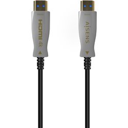 Aisens HDMI V2.0 AOC Premium High Speed ​​Cable/HEC 4K@60Hz 4: 4: 4 18 Gbps, A/M-A/M, nero, 100m