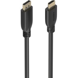 Aisens DisplayPort su HDMI 4K@60Hz Converter Cavo, DP/M-HDMI/M, nero, 10m