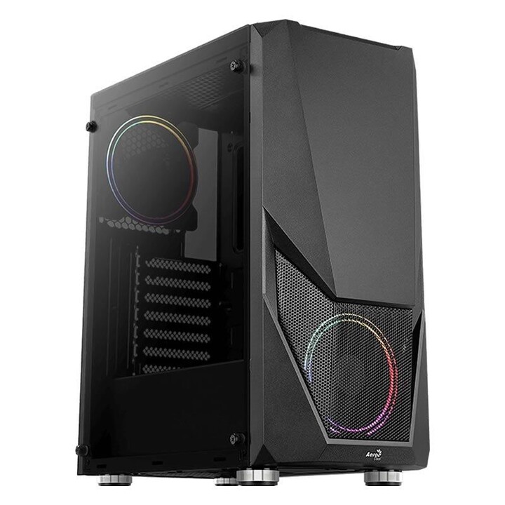Aerocool PGS Zauron FRGB-G-BK-V1 Schwarz es Gehäuse