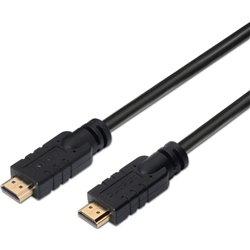 Cable Aisens HDMI Alta Velocidad / HEC con Repetidor, A Macho-A Macho, Negro, 15 Metros