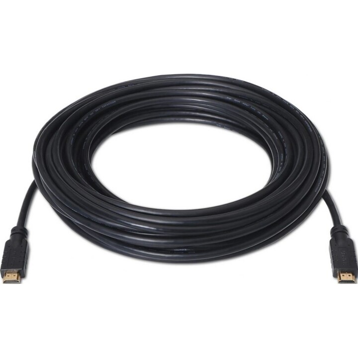 Cable Aisens HDMI Alta Velocidad / HEC con Repetidor, A Macho-A Macho, Negro, 15 Metros