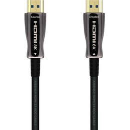 Aisens HDMI V2.1 Ultrahosen hohe Geschwindigkeit/HEC-Kabel AOC Aisens A153-0520, 8k bei 60 Hz, 4k bei 120 Hz, 4: 4, schwarz, 40 