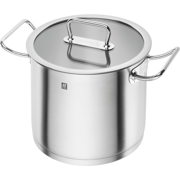 Panela alta para sopa Zwilling Pro com tampa - 8,1 litros