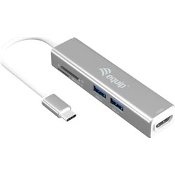 Equipaggiare USB-C 5 in 1 adattatore multifunzionale, HDMI, USB 3.2 Gen 1, TF/Micro SD