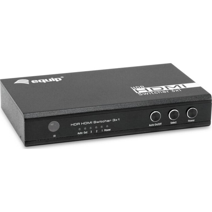 Switch HDMI 2.0, 3x1, Equip