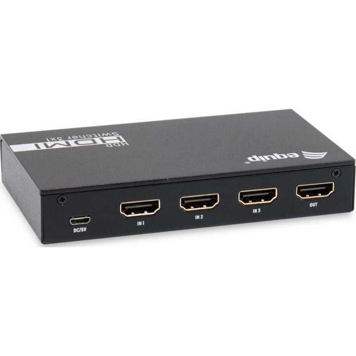 Switch HDMI 2.0, 3x1, Equip