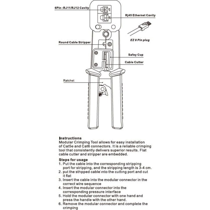 Modular Multi Crimping Tool, Equip