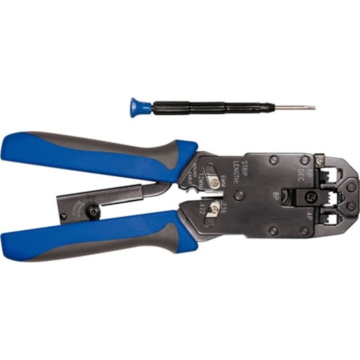 Equip 129504 pinza crimpatrice Set di utensili/attrezzi Nero, Blu, Grigio, Bianco