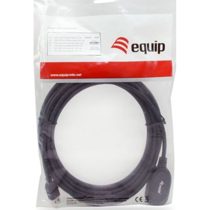 USB 3.0 Active Extension Cable, 5,0 m, 5 Gbit / s, schwarz, ausrüsten