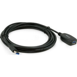Cavo di estensione attivo USB 3.0, 5,0 m, 5 Gbps, nero, equipaggiamento