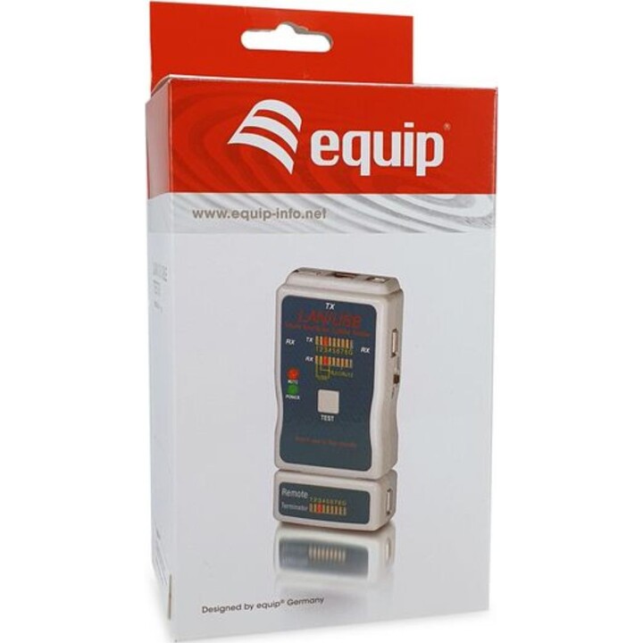 Equip 129964 Testeur de câble vert/gris