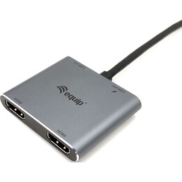 USB-C-Adapter 4 in 1 Dual HDMI, USB 3.0, 100W USB PD, Ausrüstung