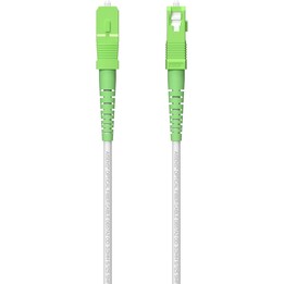 Aisens G657A2 3.0 9/125 SMF Simplex CPR DCA LSZH Cavo patch in fibra ottica, SC/APC-SC/APC, bianco, 250m