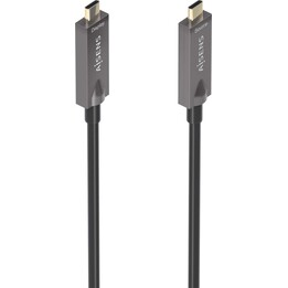Aisens USB 3.1 Gen2 10gbps AOC 4K@60Hz 3a 60W E-Marker-Kabel, Typ USB-C/M-USB-C/M, Schwarz, 15m