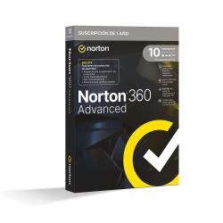 Norton 360 advance 200gb 1 user 10 devices 1 a?o box
